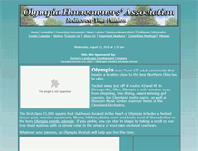 Tablet Screenshot of olympiahoa.com
